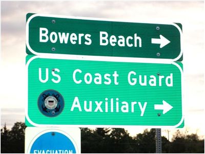 SARDET Bowers sign.  Photo by Cindi Chaimowitz, ADSO-C PA.
